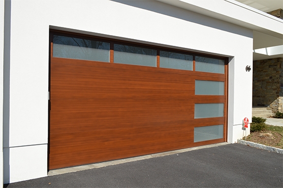 Mosaic Window Garage Door